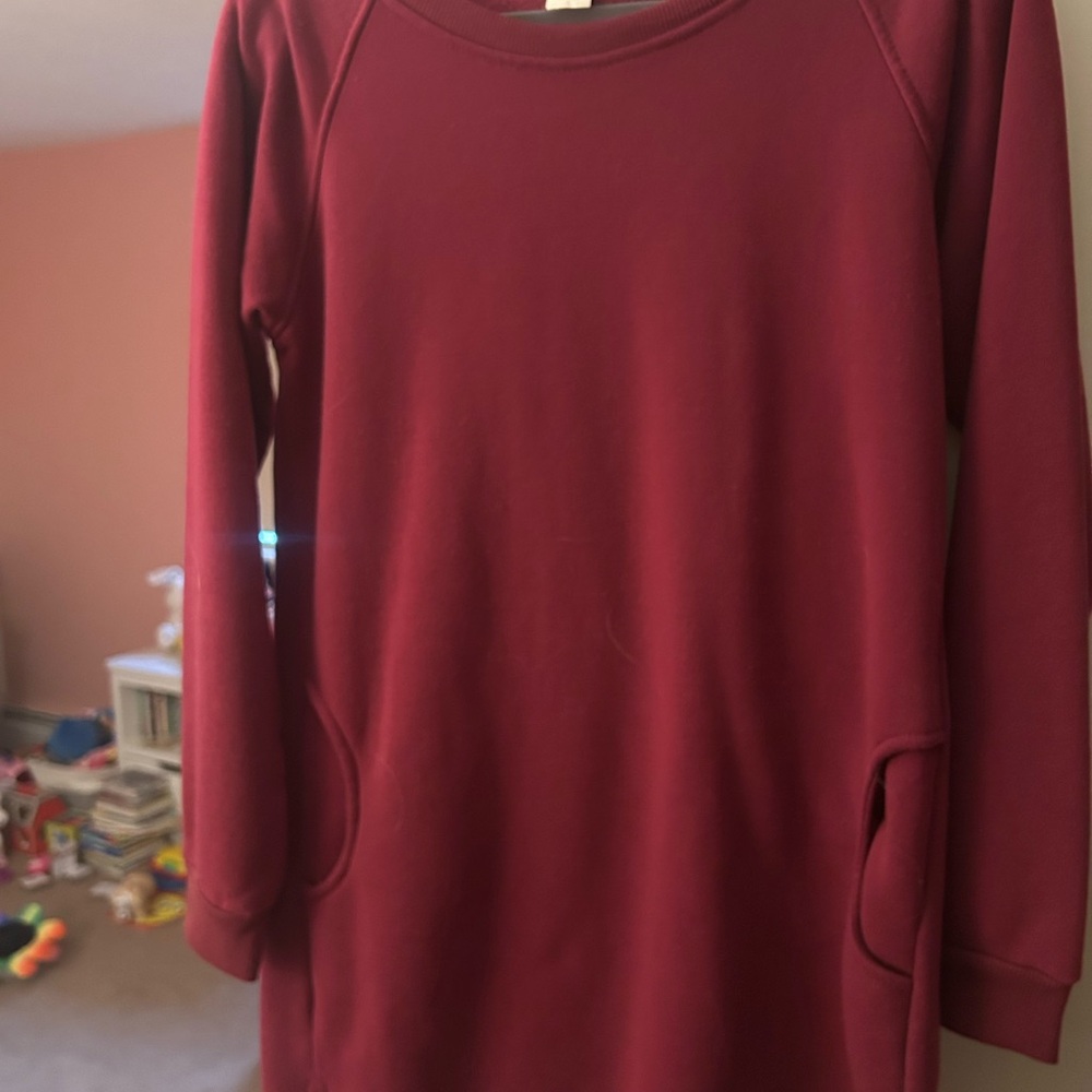 Maternity Sweatshirt Dress